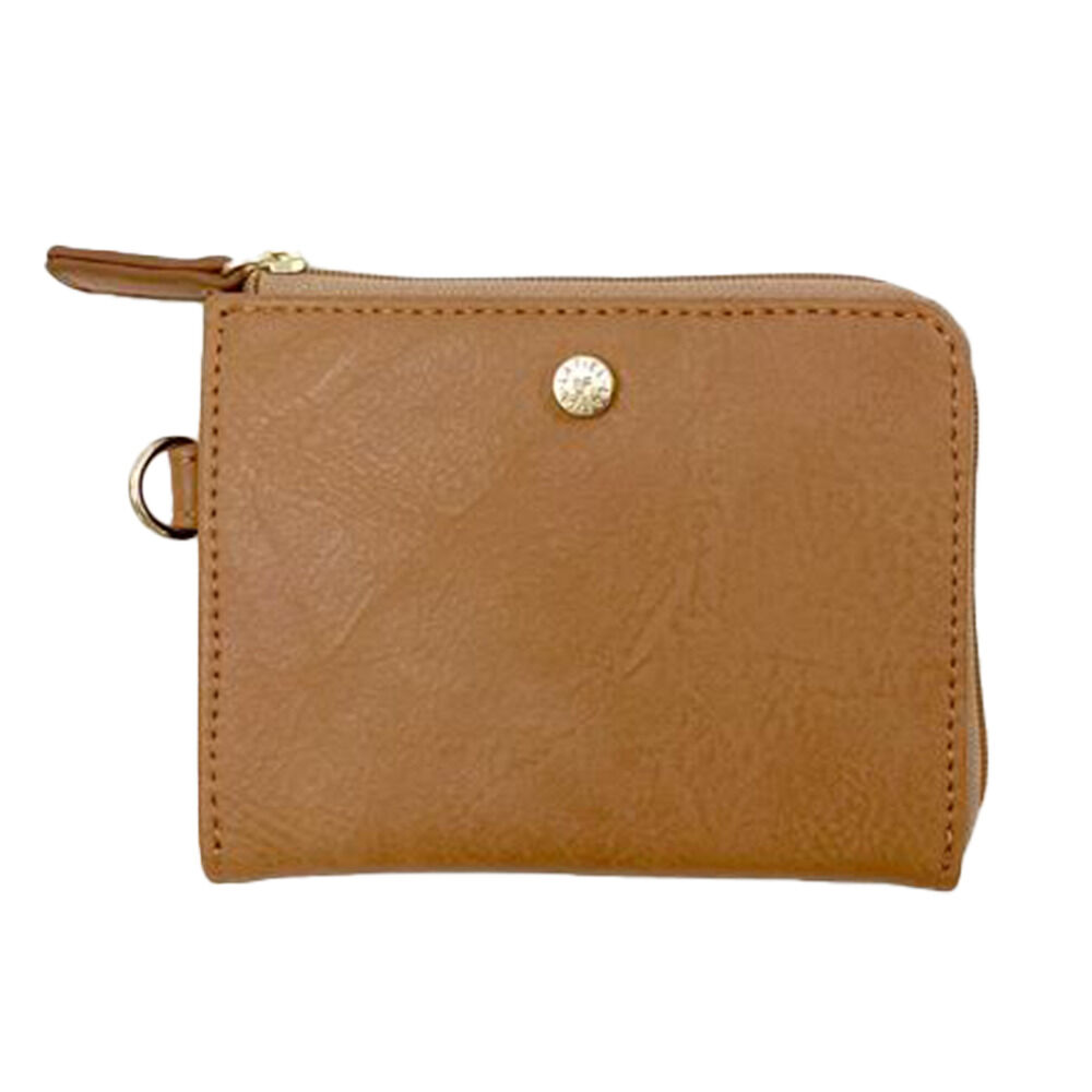 BACKYARD FAMILY「lafiel ラフィール 財布 通販 ミニ財布 折りたたみ財布 レディース L字ファスナー」|財布|ブラウン1