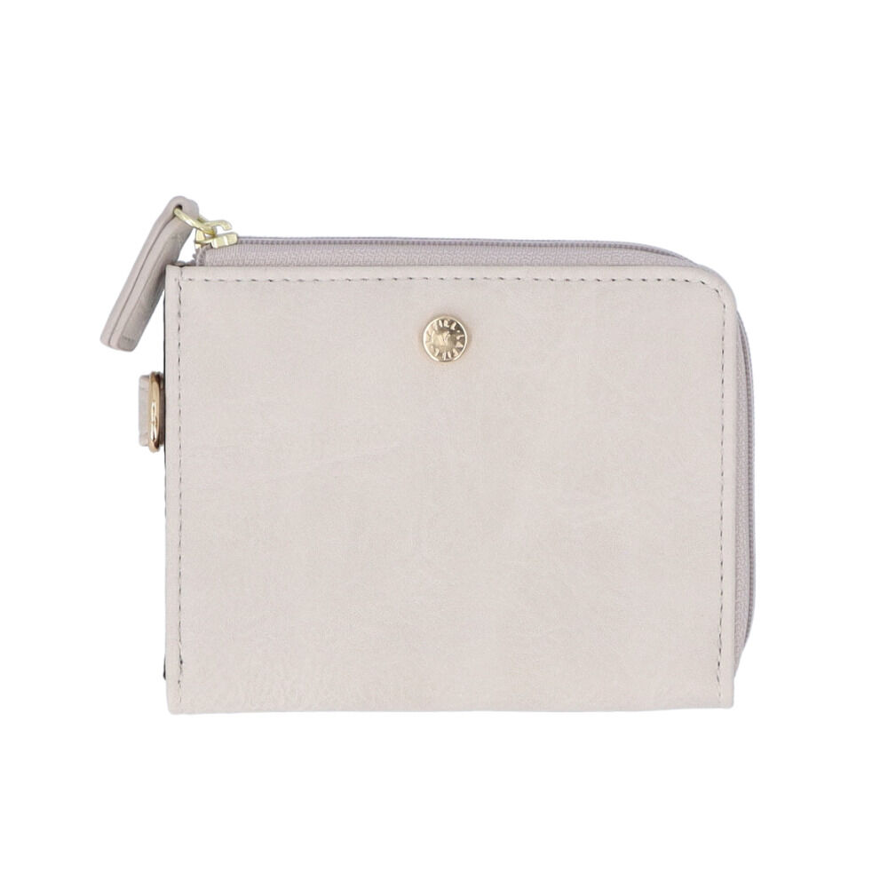 BACKYARD FAMILY「lafiel ラフィール 財布 通販 ミニ財布 折りたたみ財布 レディース L字ファスナー」|財布|ベージュ1