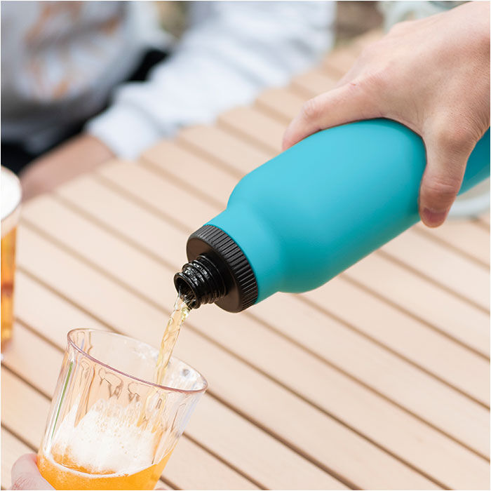 BACKYARD FAMILY「ok 炭酸 水筒 通販 ステンレスボトル 600ml 直飲み 保冷 抗菌加工 炭酸飲料対応」|食器・キッチングッズ|