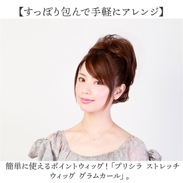 BACKYARD FAMILY「プリシラ prisila ウィッグ ポニーテール AC-85 通販 ストレッチウィッグ」|ヘアスタイリング|