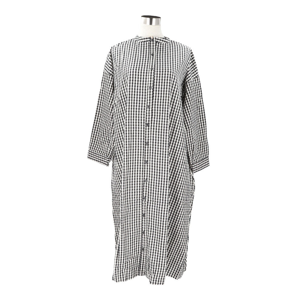 BACKYARD FAMILY「DGY ディージーワイ チェックワンピース 2WAY レディース 通販 ワンピース チェックワンピ」|ワンピース|ブラック1