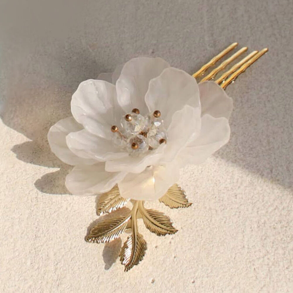 BACKYARD FAMILY「ヘアコーム アクセサリー 通販 髪留め コーム ヘアピン 髪飾り 子供 子ども こども キッズ」|その他|ホワイト1