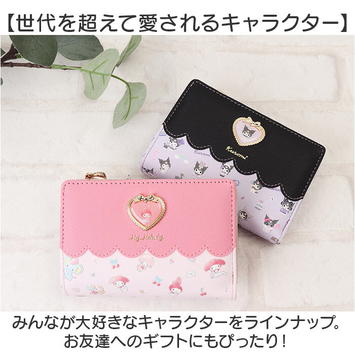 BACKYARD FAMILY「サンリオ 財布 二つ折り 通販 二つ折り財布 2つ折り財布 折りたたみ財布 折り財布 sanrio」|財布|