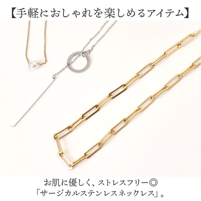 BACKYARD FAMILY「ネックレス ステンレス レディース 通販 サージカルステンレス アクセサリー ジュエリー きれいめ」|その他|