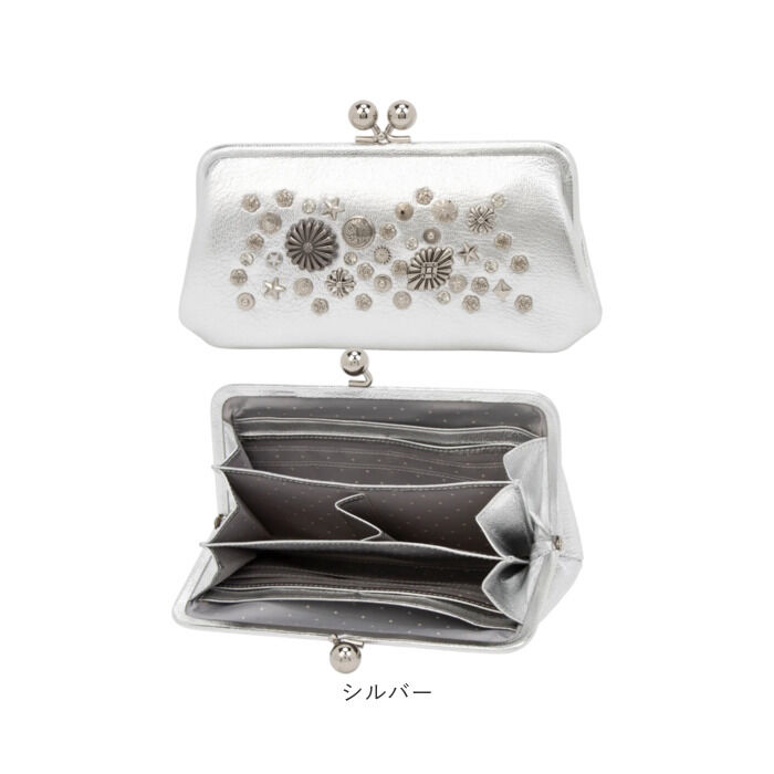 BACKYARD FAMILY「ペルケ がま口 財布 80-06-00101 通販 長財布 ロングウォレット がま口財布」|財布|