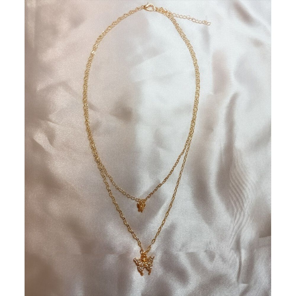 BACKYARD FAMILY「ネックレス レディース シンプル 通販 ペンダント ジュエリー レディースアクセサリー バタフライ」|その他|ゴールド1