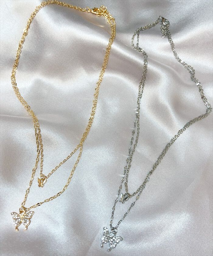 BACKYARD FAMILY「ネックレス レディース シンプル 通販 ペンダント ジュエリー レディースアクセサリー バタフライ」|その他|