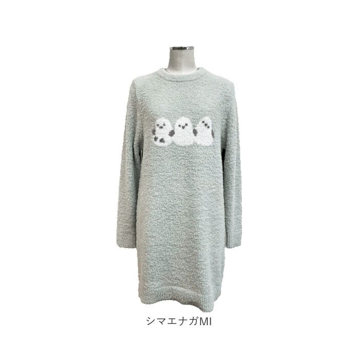 BACKYARD FAMILY「ルームウェア ワンピース 長袖 通販 レディース ルームウエア 部屋着 モール アニマルワンピース」|ワンピース|