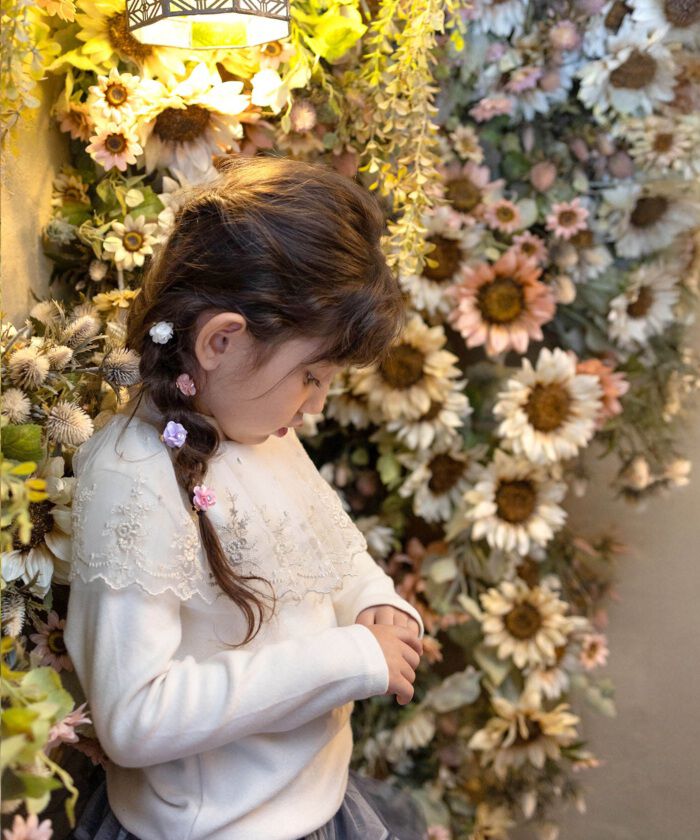 BACKYARD FAMILY「Rora ヘアクリップ キッズ 2個セット 通販 ローズメル お花 フラワー ラインストーン」|その他|