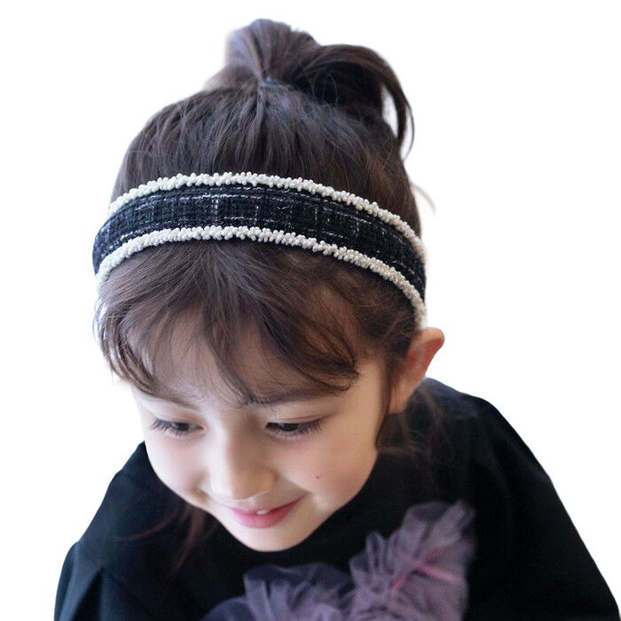 BACKYARD FAMILY「Rora カチューシャ キッズ 通販 モア ツイード 髪飾り 髪留め 髪どめ ヘアアクセサリー」|その他|