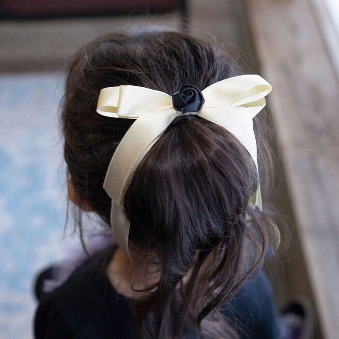 BACKYARD FAMILY「Rora ヘアゴム キッズ 通販 ローズ リボン 髪ゴム 髪飾り 髪どめ 髪留め ヘアアクセサリー」|その他|