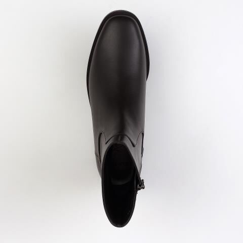 銀座かねまつ「LSFM2579STECHO 【本革】【防水】アクアベルショートブーツ」|レインシューズ|