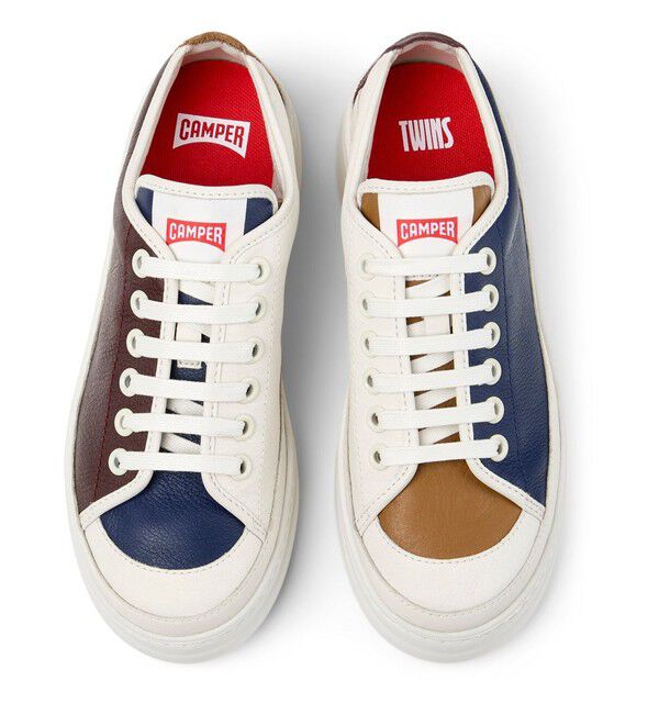 CAMPER「[カンペール] TWINS / レザースニーカー」|スニーカー|ブルー