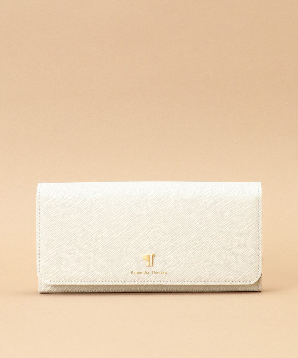 Samantha Thavasa「Pomme d'espoir ポムディスポワール バイカラー長財布」|財布|オフホワイト