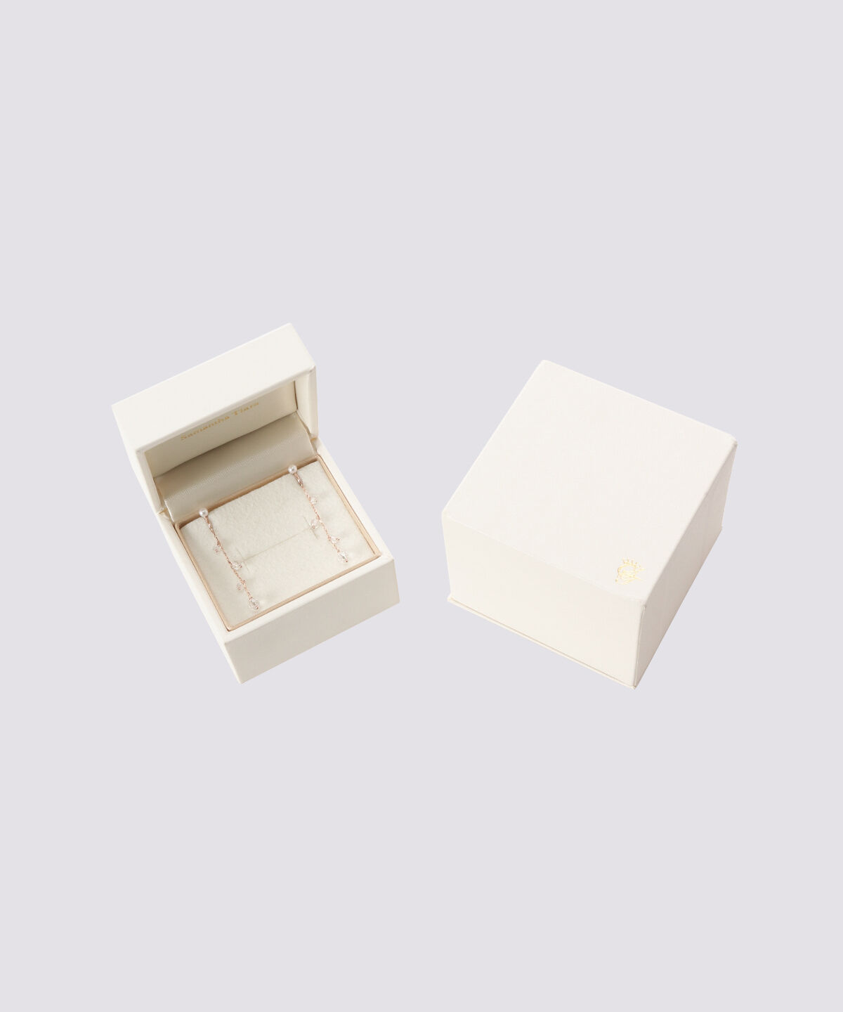 newme by Samantha Thavasa「K10 PG ホワイトトパーズ イヤリング」|イヤリング|