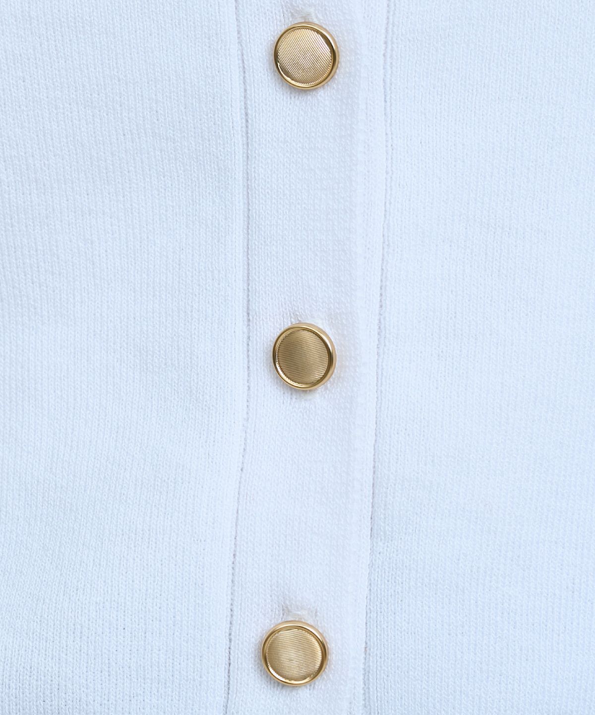 アンドクチュール「異素材リボン半袖ニットカーディガン」|カーディガン|