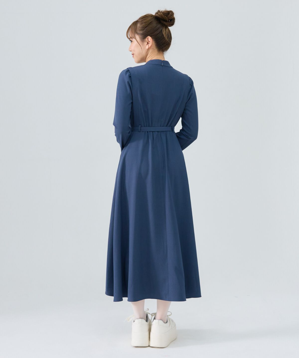 REDYAZEL「シャドウラメストライプカシュクールワンピース」|ワンピース|