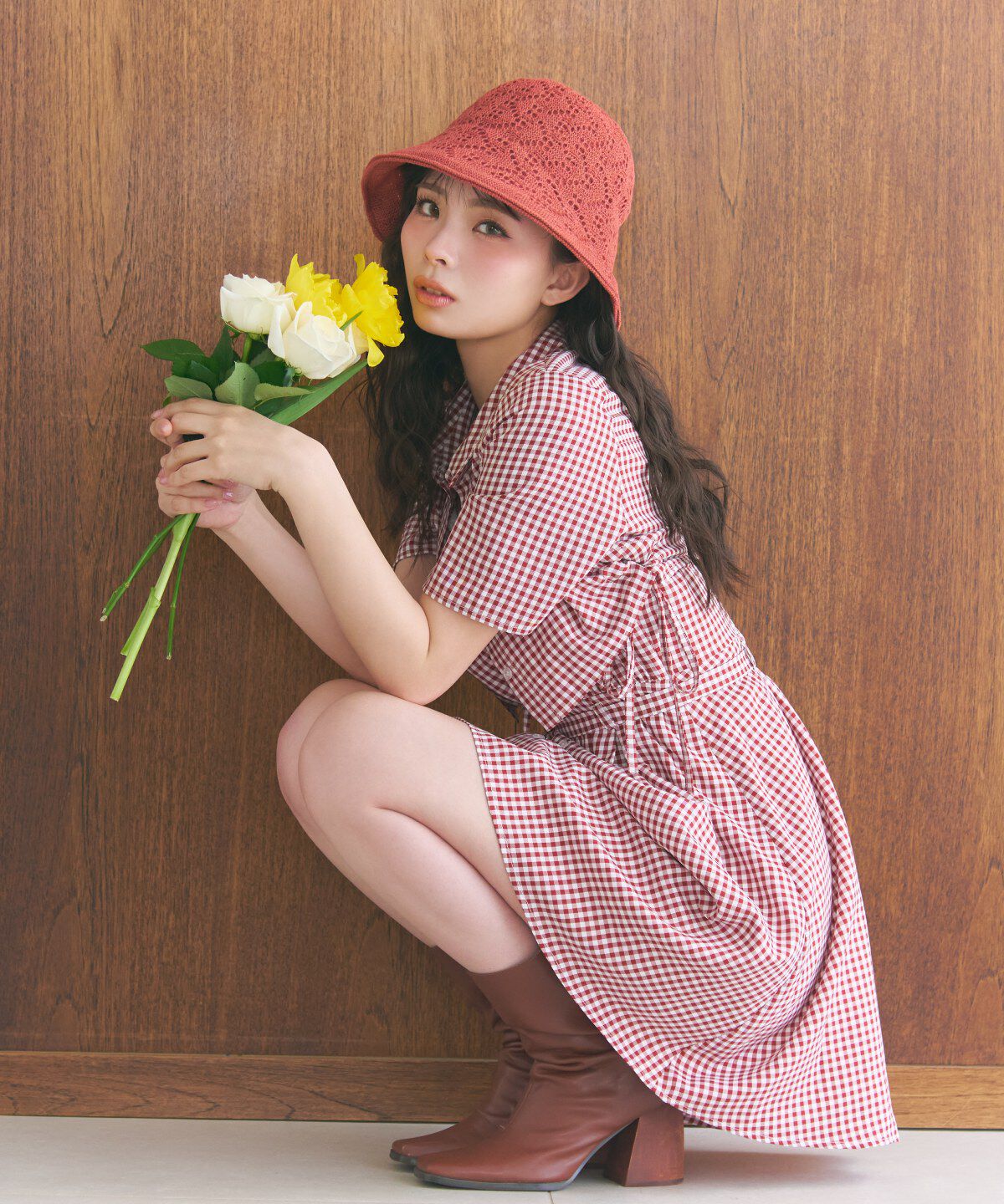 REDYAZEL「半袖シャツ＆キャミワンピースセット」|ワンピース|