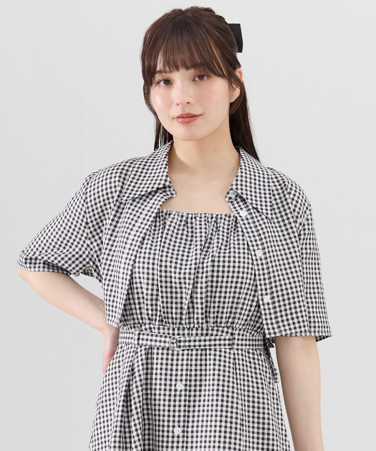 REDYAZEL「半袖シャツ＆キャミワンピースセット」|ワンピース|