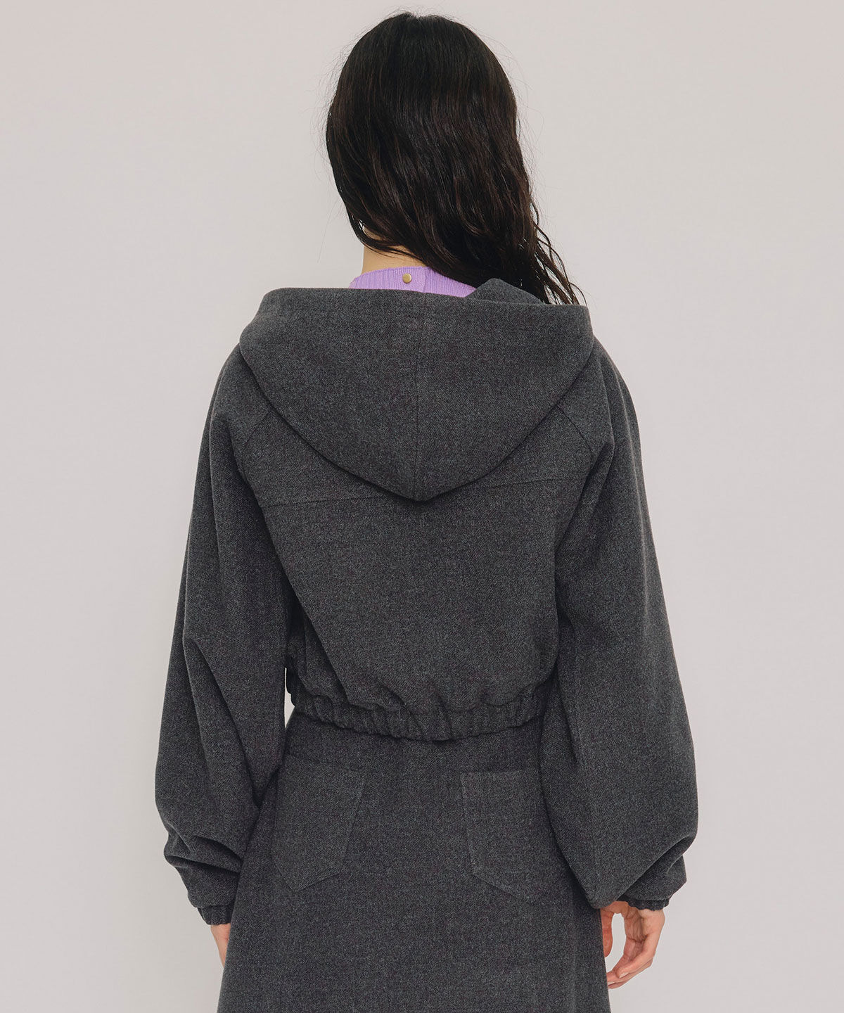 REDYAZEL「ビッグスリーブフードショートブルゾン」|ブルゾン・スタジャン|