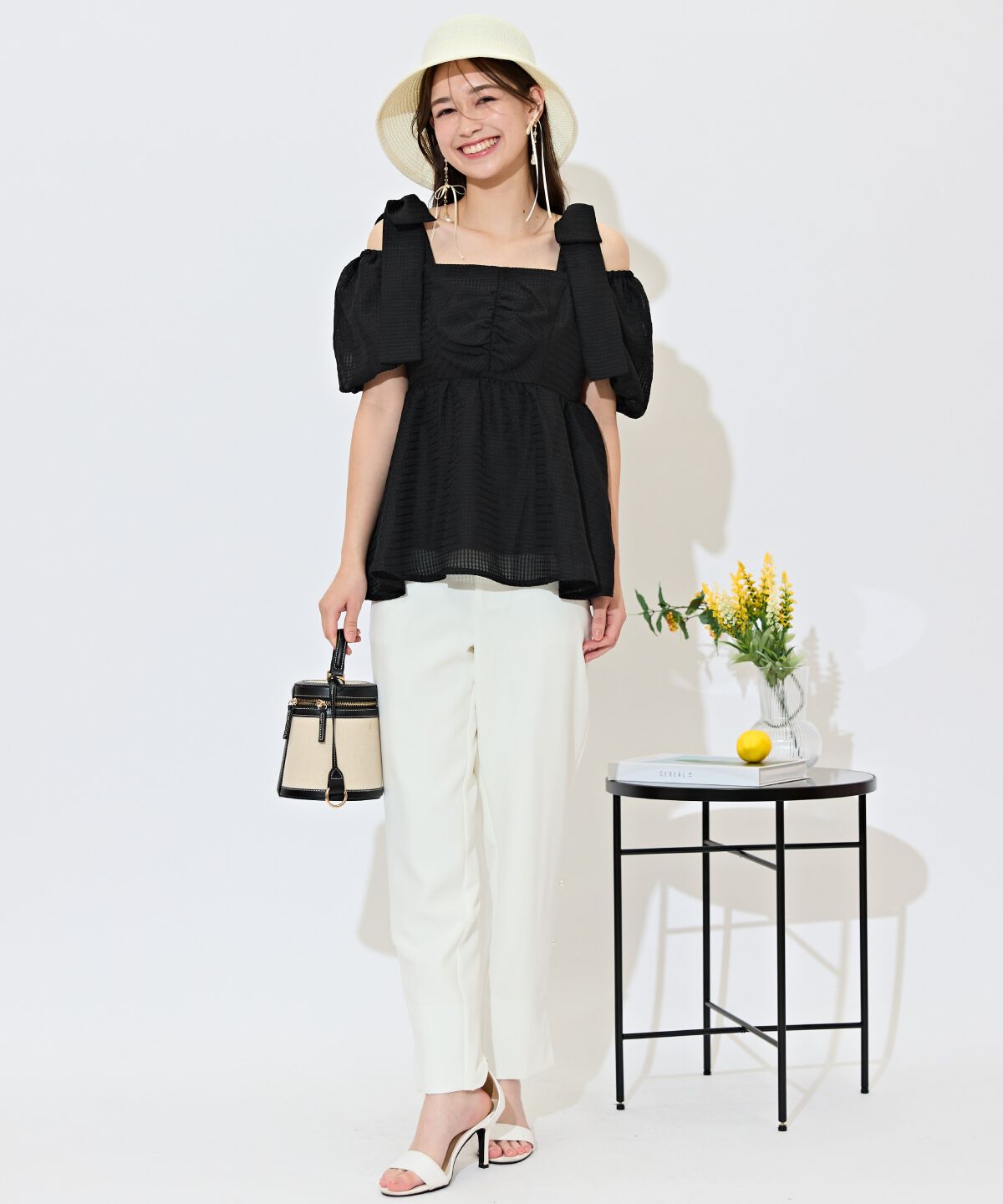 WILLSELECTION「パールデザインテーパードパンツ」|その他|