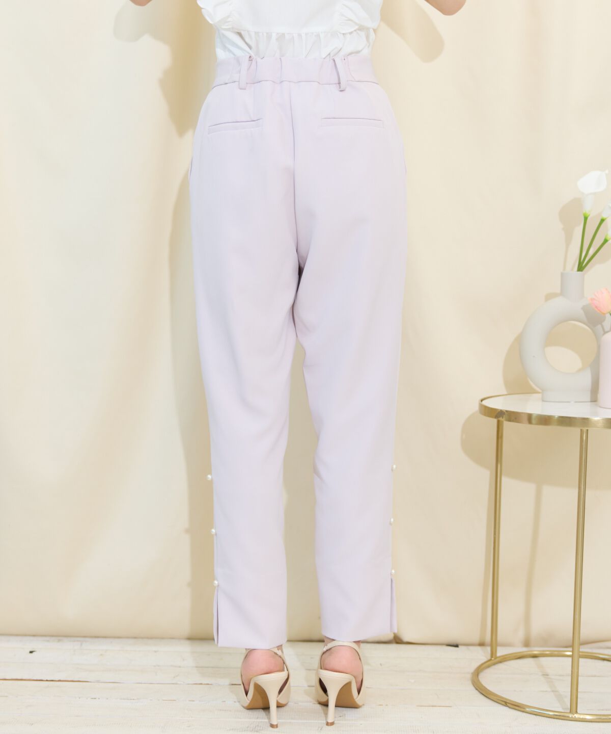 WILLSELECTION「パールデザインテーパードパンツ」|その他|