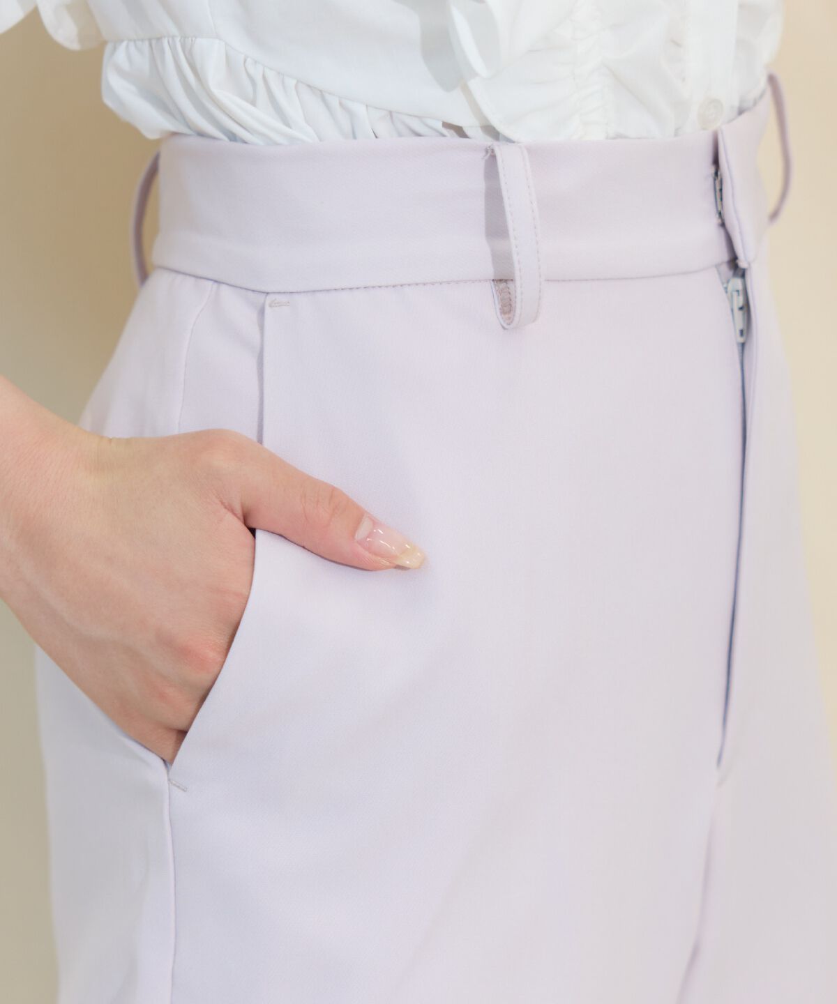 WILLSELECTION「パールデザインテーパードパンツ」|その他|