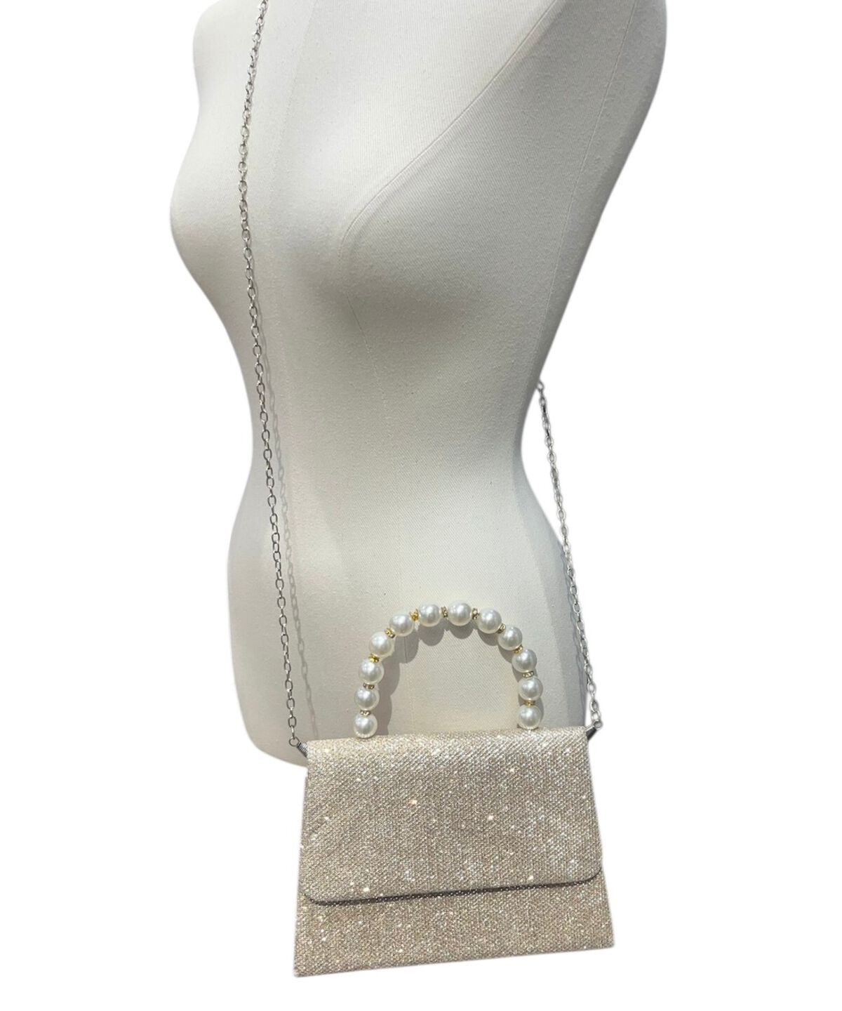 WILLSELECTION「ラメパールハンドバッグ」|ショルダー・メッセンジャー|