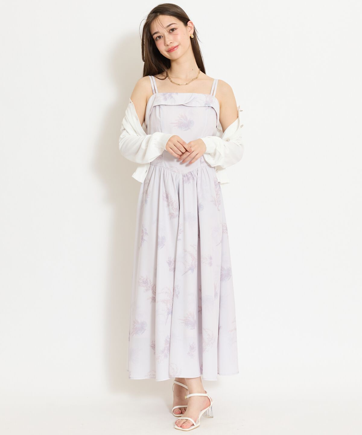 WILLSELECTION「ミモザプリントキャミワンピース」|ワンピース|