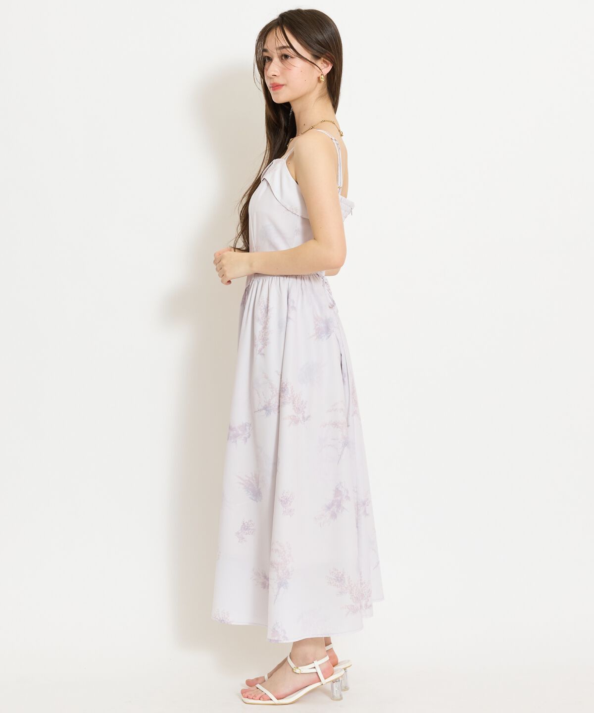 WILLSELECTION「ミモザプリントキャミワンピース」|ワンピース|