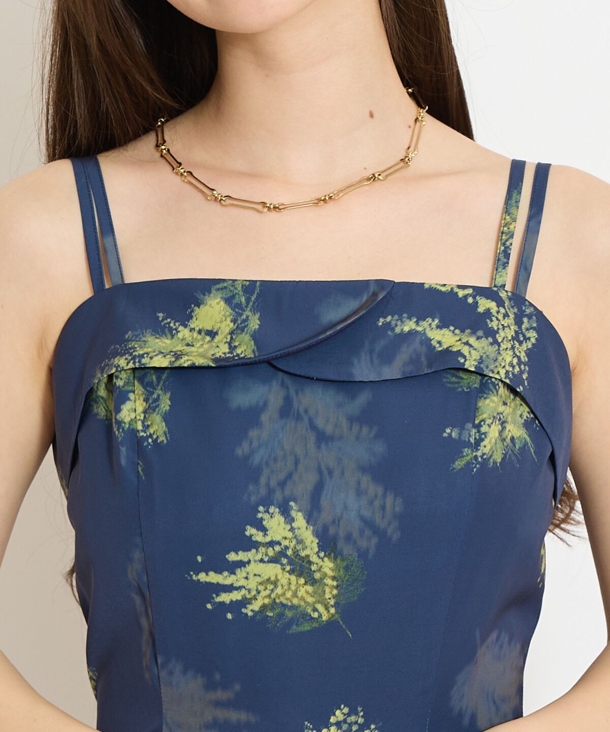 WILLSELECTION「ミモザプリントキャミワンピース」|ワンピース|