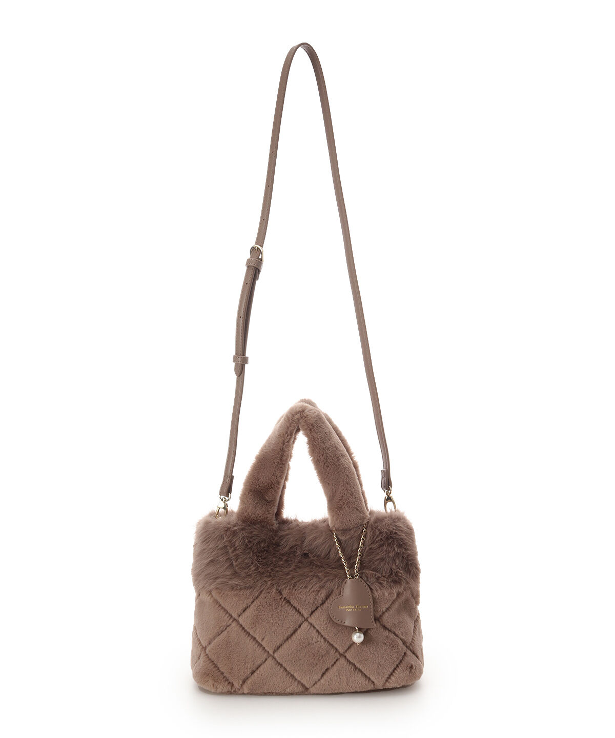 Samantha Thavasa Petit Choice「キルティングファーバッグ」|ショルダー・メッセンジャー|