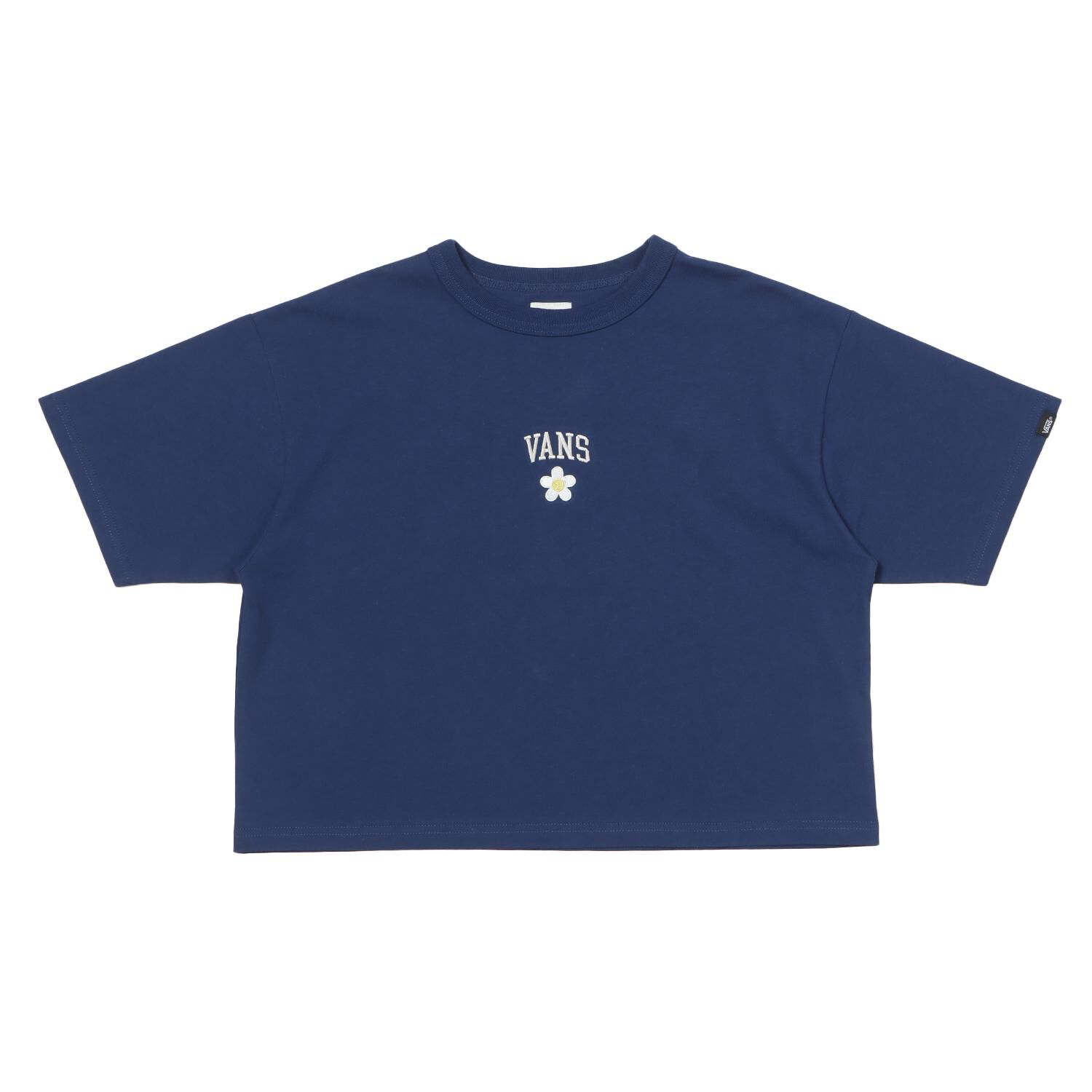 VANS「【VANSｱﾊﾟﾚﾙ(WJ)】W flower logo TEE」|Tシャツ・カットソー|ブルー