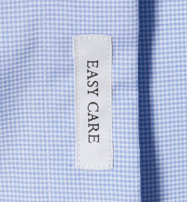 UNITED ARROWS「イージーケア AG マイクロチェック セミワイド クレリックカラーシャツ -抗菌防臭-」|シャツ・ブラウス|