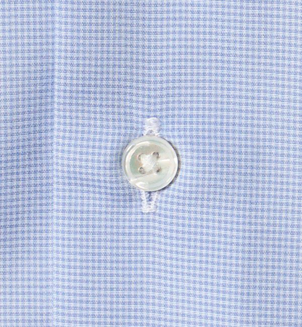 UNITED ARROWS「イージーケア AG マイクロチェック セミワイド クレリックカラーシャツ -抗菌防臭-」|シャツ・ブラウス|