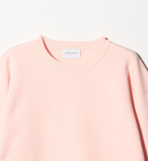 UNITED ARROWS「スウェットライク クルーネックニット ‐ウォッシャブル‐」|ニット・セーター|