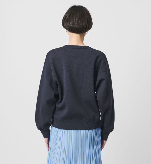 UNITED ARROWS「スウェットライク クルーネックニット ‐ウォッシャブル‐」|ニット・セーター|