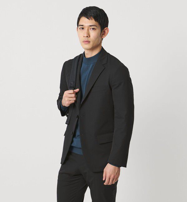 UNITED ARROWS「ダブルクロス シングル 2ボタン テーラードジャケット UA COZY ウォッシャブル ２WAYストレッチ はっ水」|スーツ|