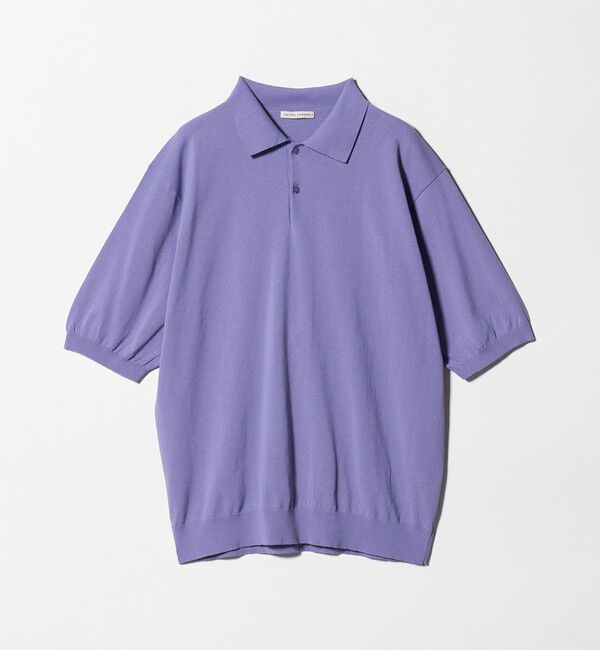 UNITED ARROWS「ショートスリーブ ニットポロシャツ UA COZY ウォッシャブル 抗菌防臭」|ポロシャツ|