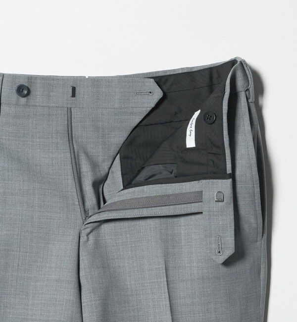 UNITED ARROWS「トロピカル サイドエクステンド ノープリーツ スラックス COMFORT EASY‐MODEL ウォッシャブル タテヨコス」|スラックス|