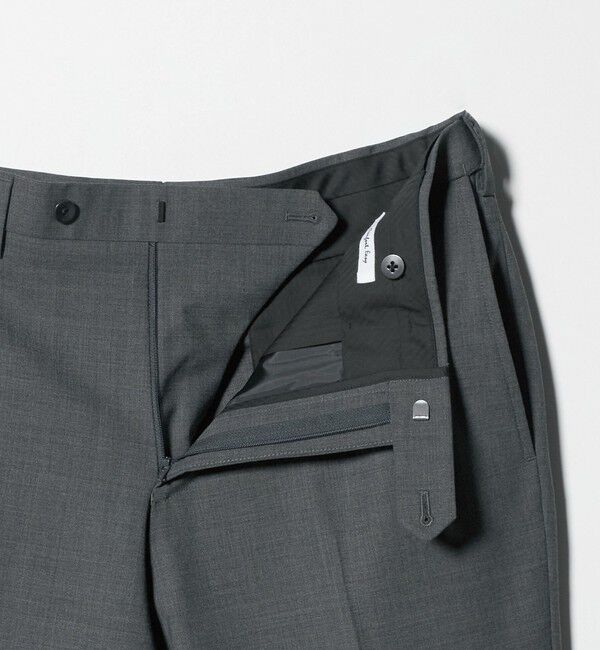 UNITED ARROWS「トロピカル サイドエクステンド ノープリーツ スラックス COMFORT EASY‐MODEL ウォッシャブル タテヨコス」|スラックス|