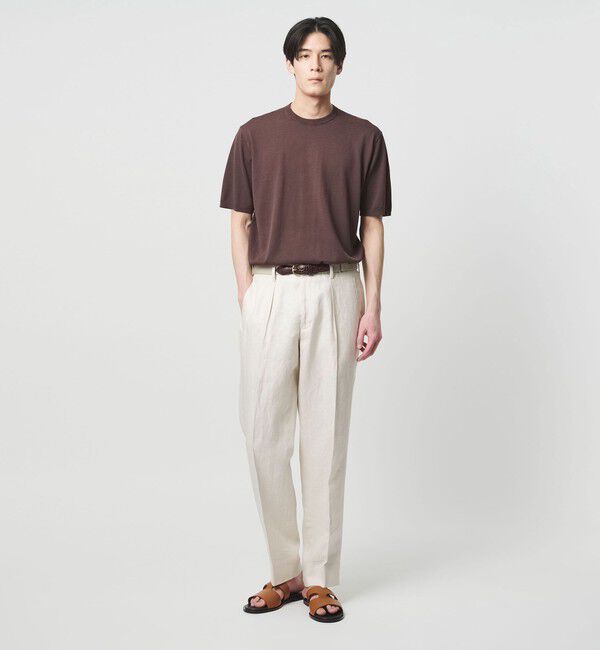 UNITED ARROWS「コットン ニット Tシャツ」|Tシャツ・カットソー|