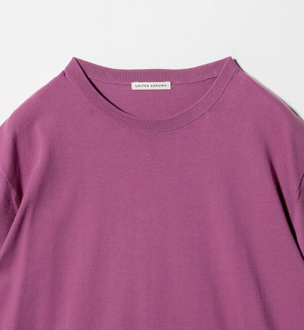 UNITED ARROWS「コットン ニット Tシャツ」|Tシャツ・カットソー|