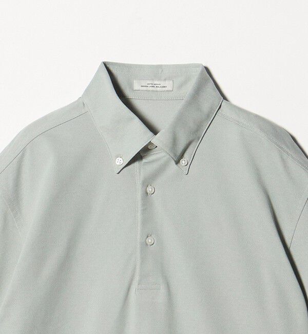 UNITED ARROWS green label relaxing「DUADRY CLEAN バーズアイ ボタンダウン ポロシャツ -吸水速乾・抗菌-」|ポロシャツ|