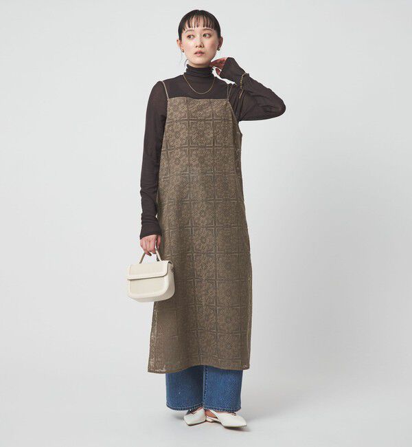 UNITED ARROWS green label relaxing「シアー レース キャミソール ワンピース」|ワンピース|MOCA