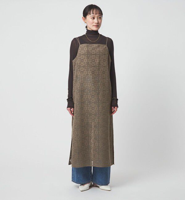 UNITED ARROWS green label relaxing「シアー レース キャミソール ワンピース」|ワンピース|