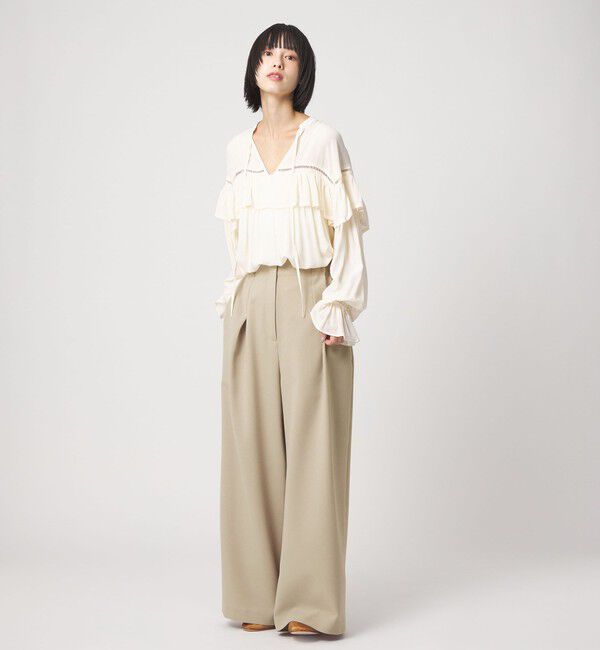 EMMEL REFINES「＜EMMEL REFINES＞EM ジプシーサップ ワイドパンツ」|チノ|