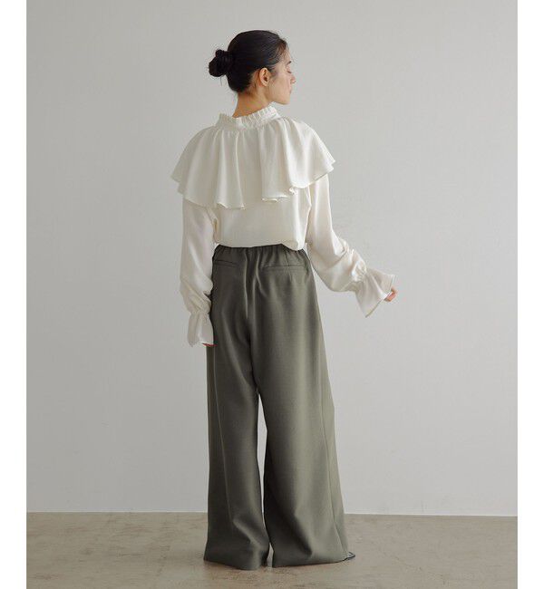 EMMEL REFINES「＜EMMEL REFINES＞EM ジプシーサップ ワイドパンツ」|チノ|