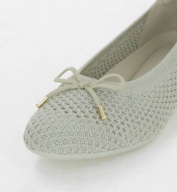 UNITED ARROWS green label relaxing「ウェルネスシアー バレエシューズ / ニットシューズ」|ローファー|