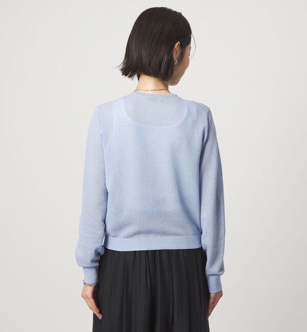 UNITED ARROWS green label relaxing「ハニカム クロップド ニット カーディガン」|カーディガン|